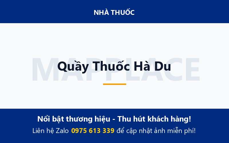 Quầy Thuốc Hà Du