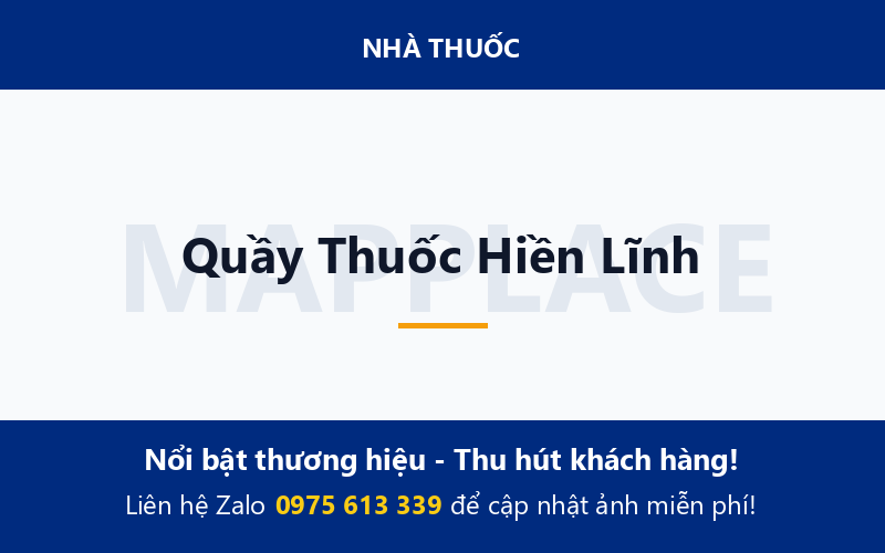 Quầy Thuốc Hiền Lĩnh