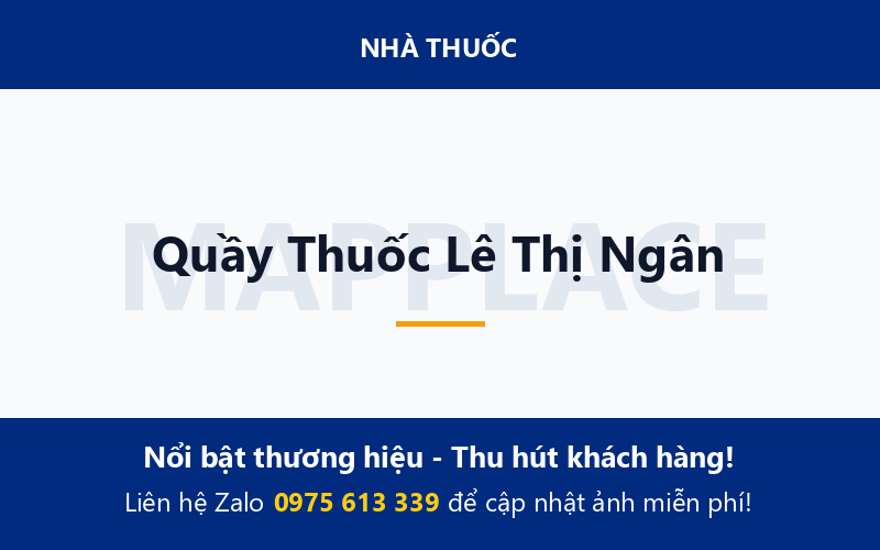 Quầy Thuốc Lê Thị Ngân