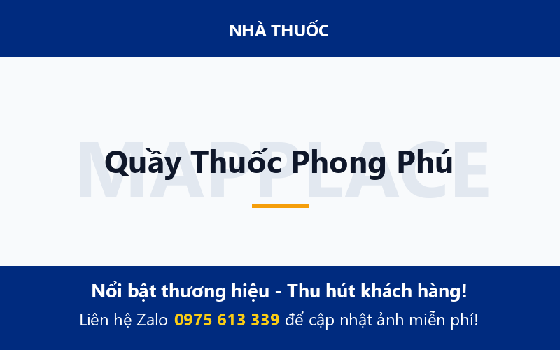 Quầy Thuốc Phong Phú