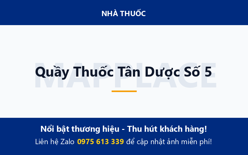 Quầy Thuốc Tân Dược Số 5