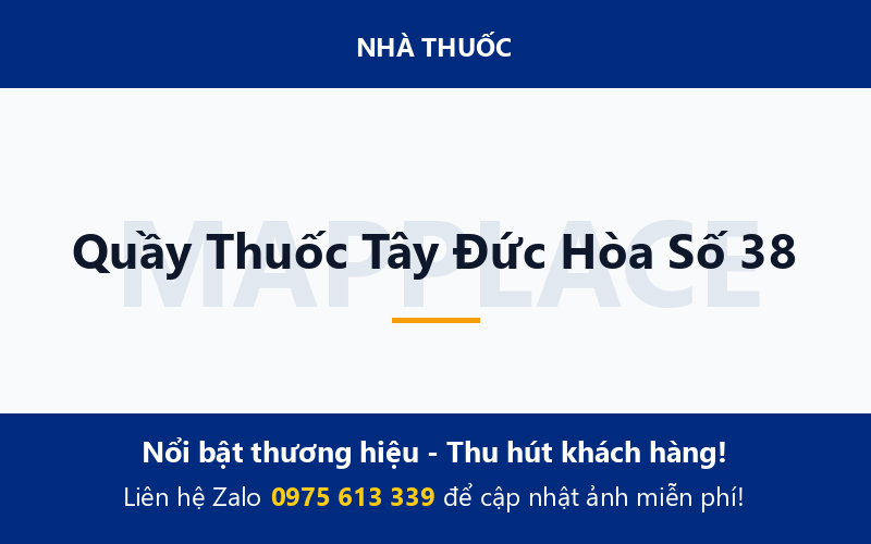 Quầy Thuốc Tây Đức Hòa Số 38