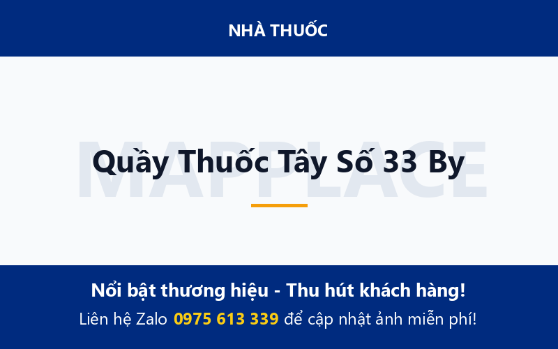 Quầy Thuốc Tây Số 33 By