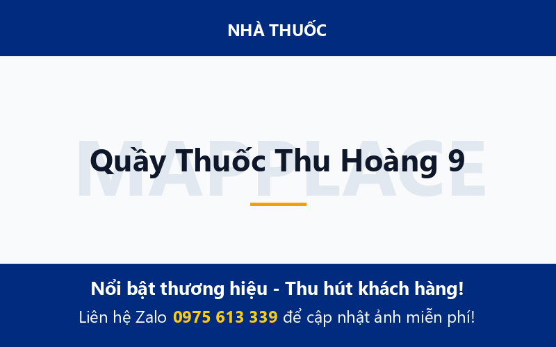 Quầy Thuốc Thu Hoàng 9