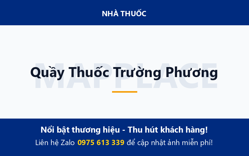 Quầy Thuốc Trường Phương