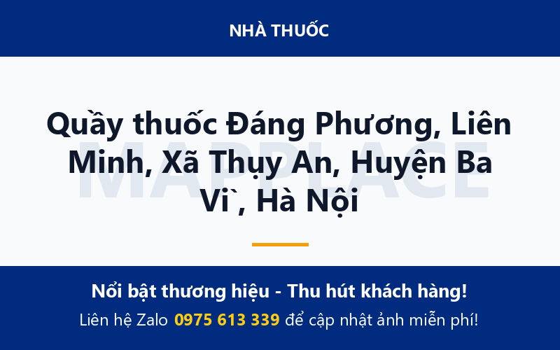 Quầy thuốc Đáng Phương, Liên Minh, Xã Thụy An, Huyện Ba Vì, Hà Nội