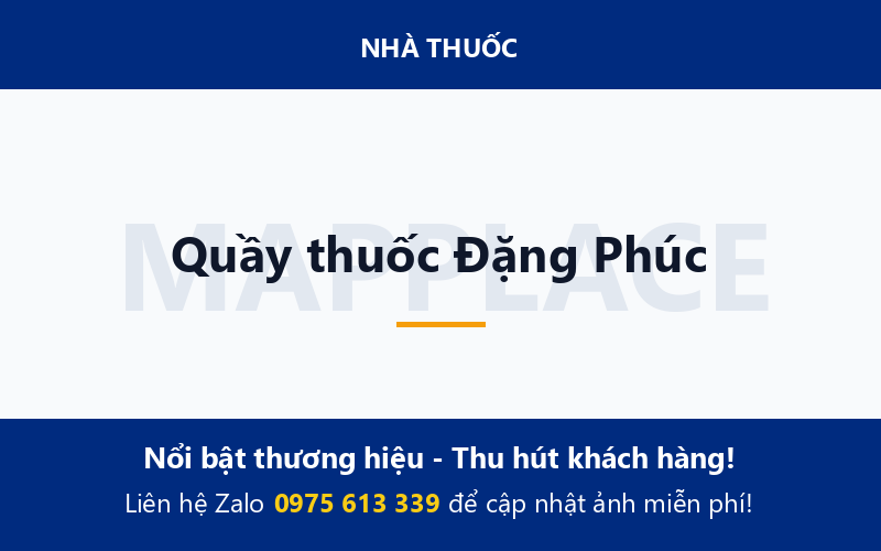 Quầy thuốc Đặng Phúc