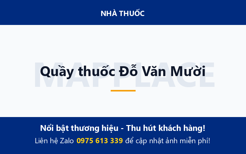 Quầy thuốc Đỗ Văn Mười