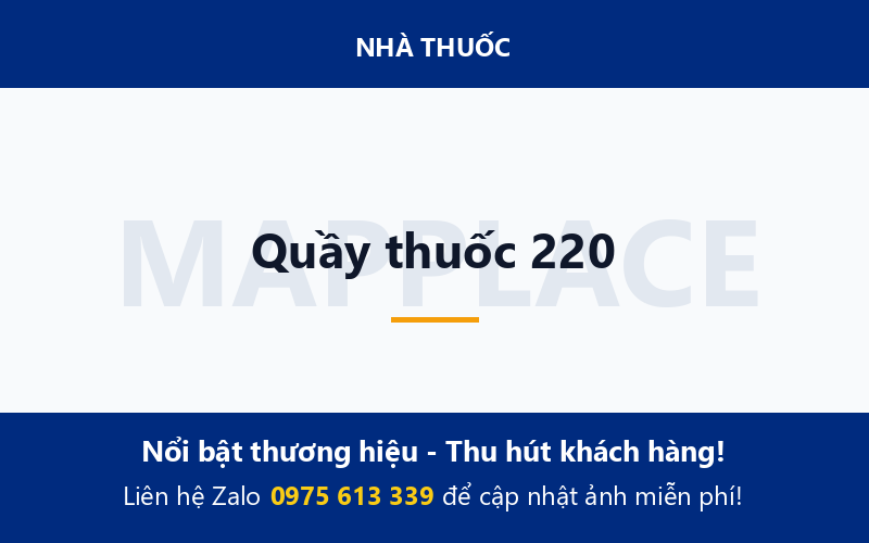 Quầy thuốc 220
