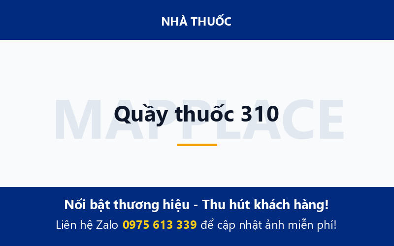 Quầy thuốc 310