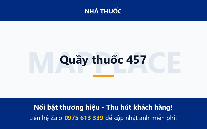 Quầy thuốc 457