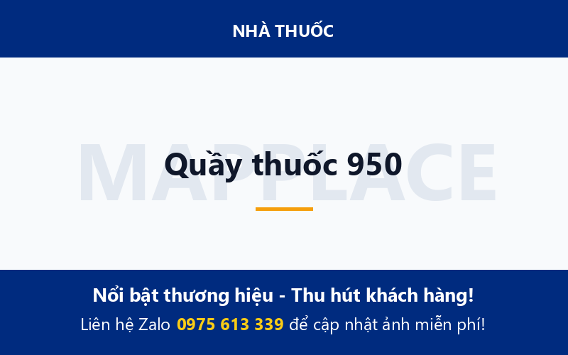 Quầy thuốc 950