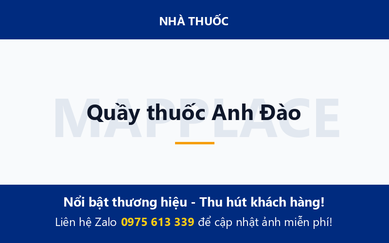 Quầy thuốc Anh Đào