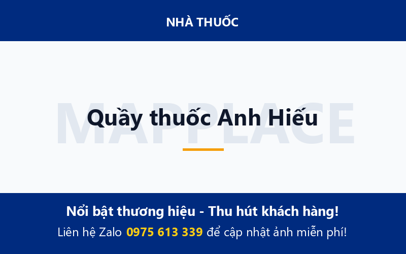 Quầy thuốc Anh Hiếu