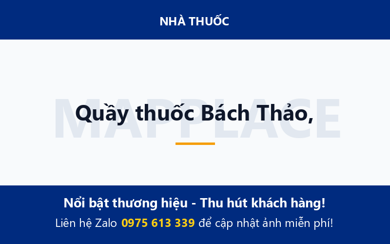 Quầy thuốc Bách Thảo,