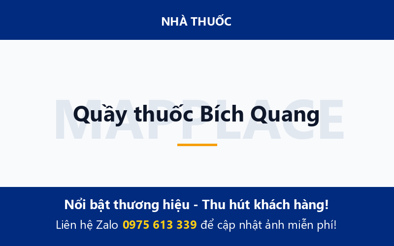 Quầy thuốc Bích Quang