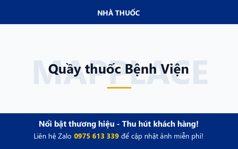 Quầy thuốc Bệnh Viện
