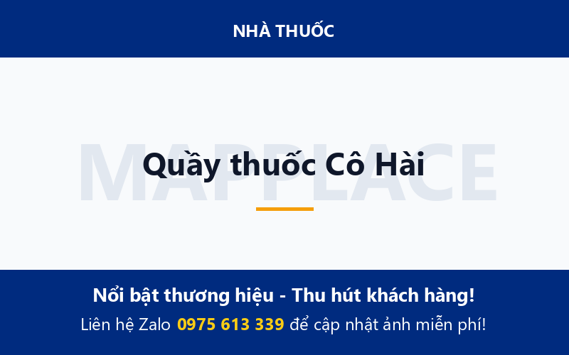 Quầy thuốc Cô Hài