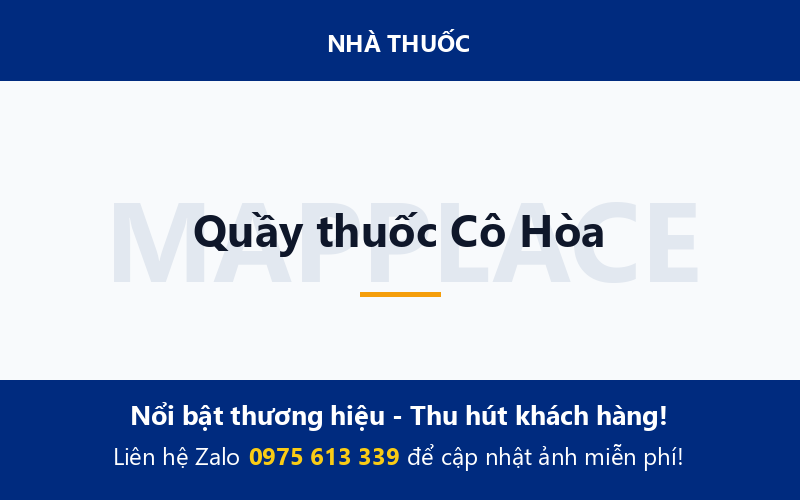 Quầy thuốc Cô Hòa