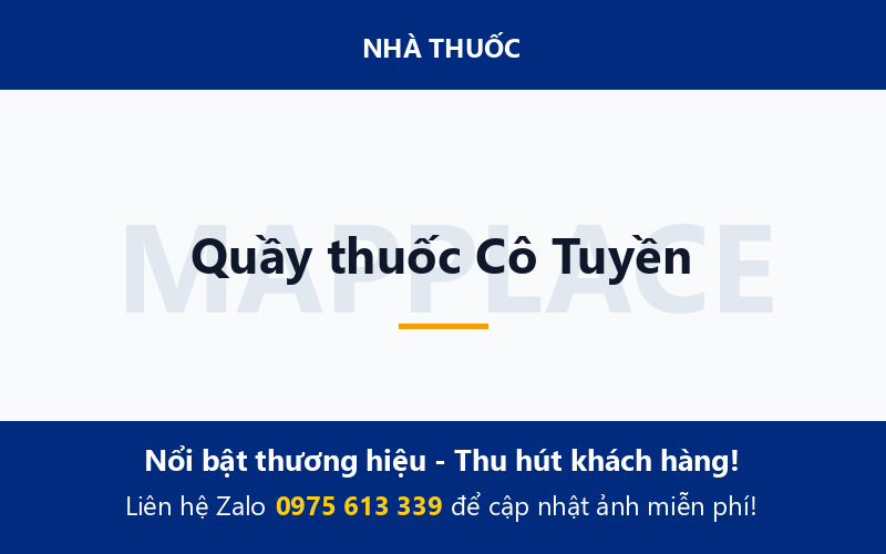 Quầy thuốc Cô Tuyền