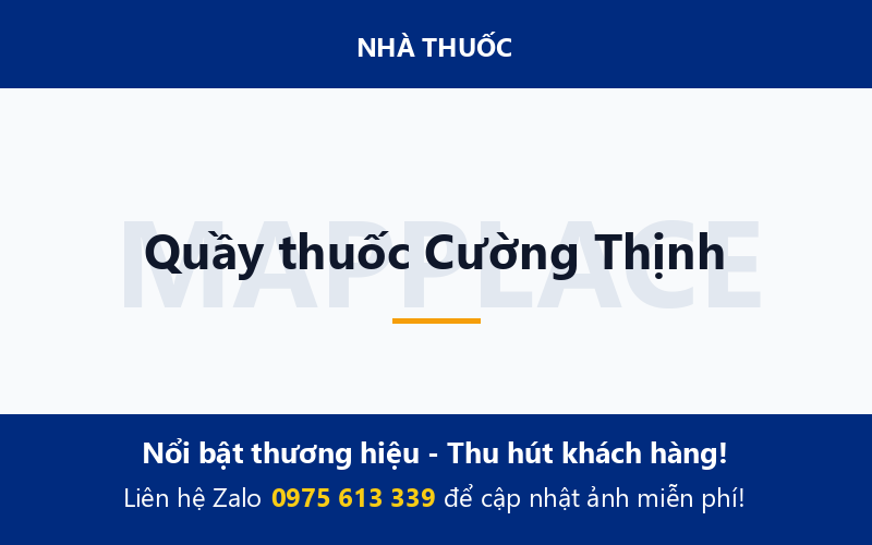 Quầy thuốc Cường Thịnh
