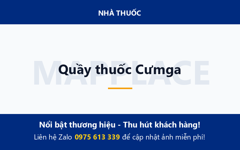Quầy thuốc Cưmga