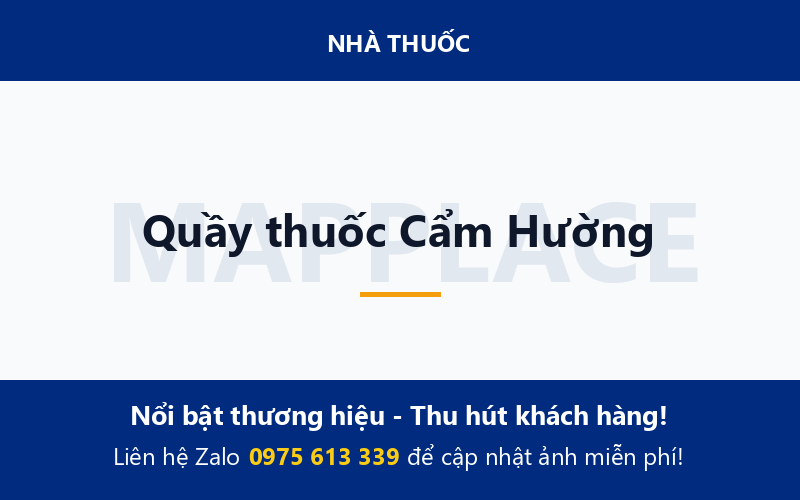 Quầy thuốc Cẩm Hường