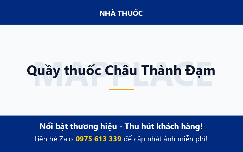 Quầy thuốc Châu Thành Đạm