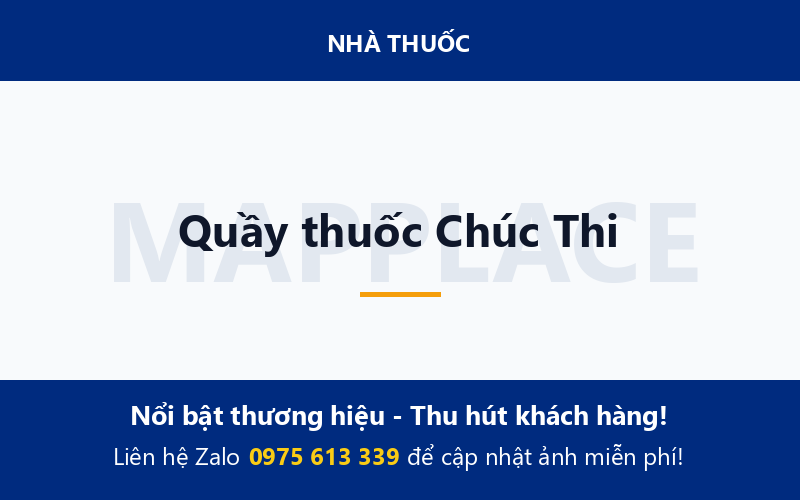 Quầy thuốc Chúc Thi