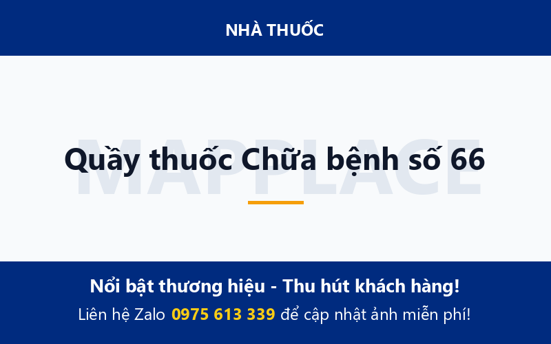Quầy thuốc Chữa bệnh số 66