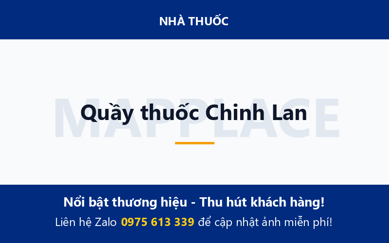 Quầy thuốc Chinh Lan