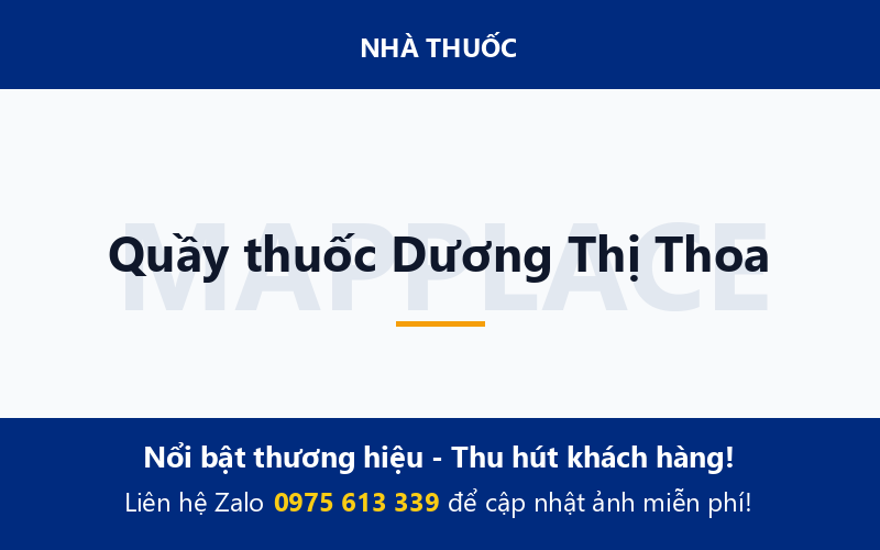 Quầy thuốc Dương Thị Thoa