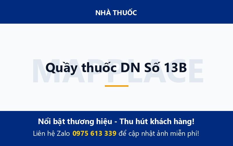 Quầy thuốc DN Số 13B