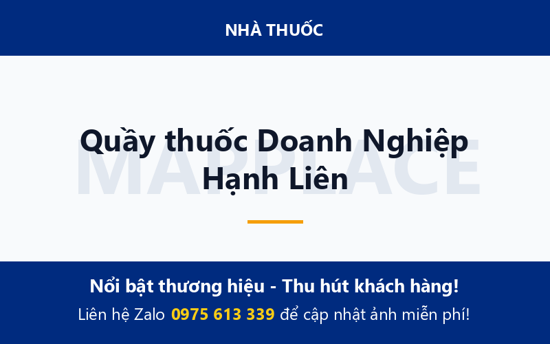 Quầy thuốc Doanh Nghiệp Hạnh Liên