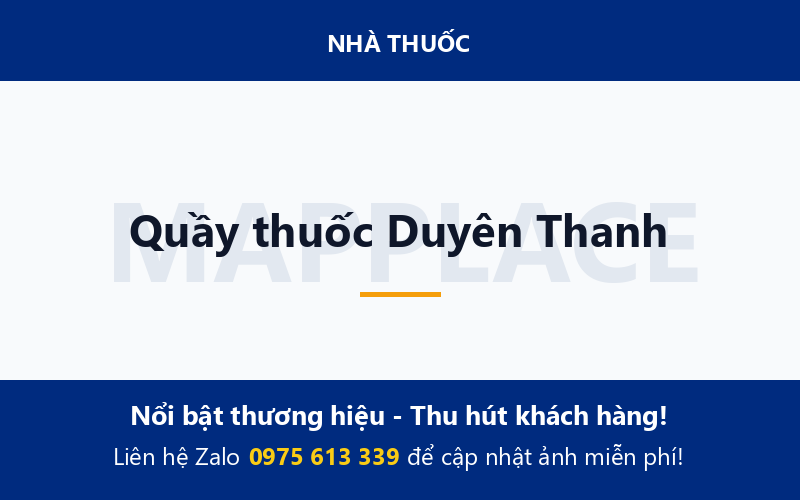 Quầy thuốc Duyên Thanh