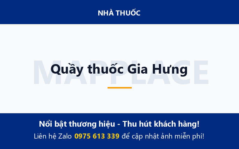 Quầy thuốc Gia Hưng