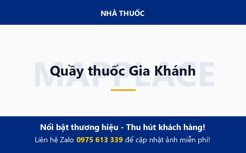 Quầy thuốc Gia Khánh