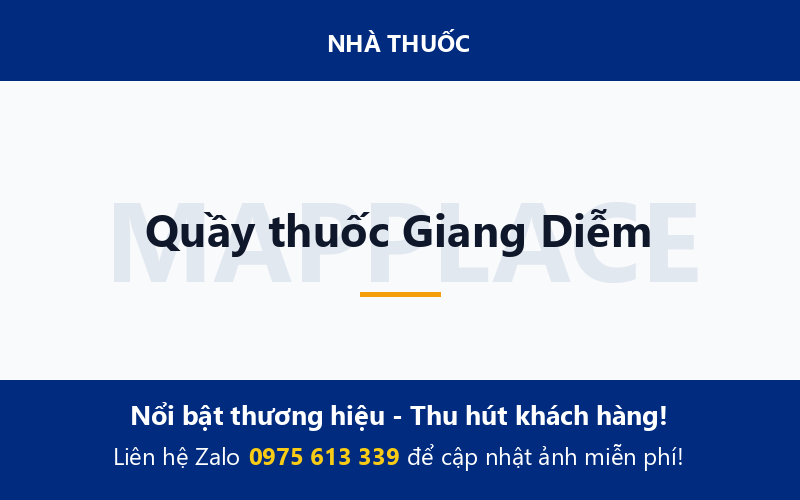 Quầy thuốc Giang Diễm
