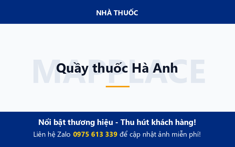 Quầy thuốc Hà Anh