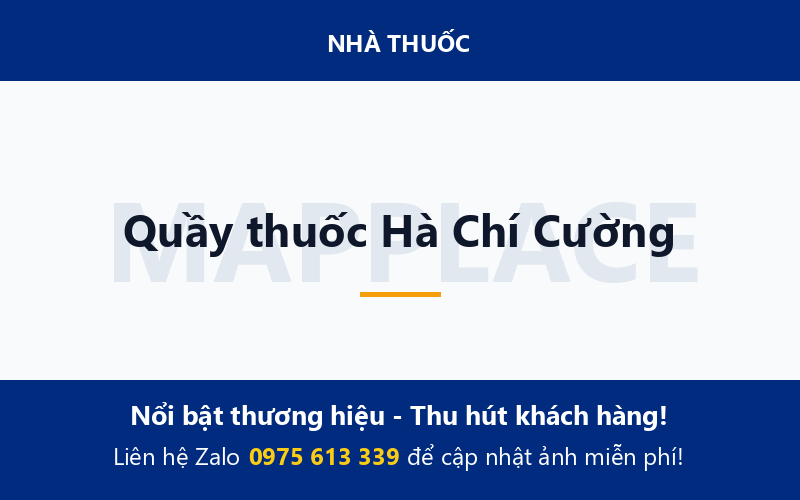 Quầy thuốc Hà Chí Cường