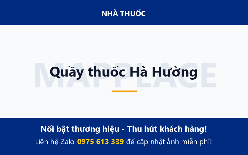 Quầy thuốc Hà Hường