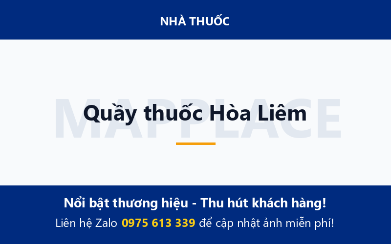 Quầy thuốc Hòa Liêm
