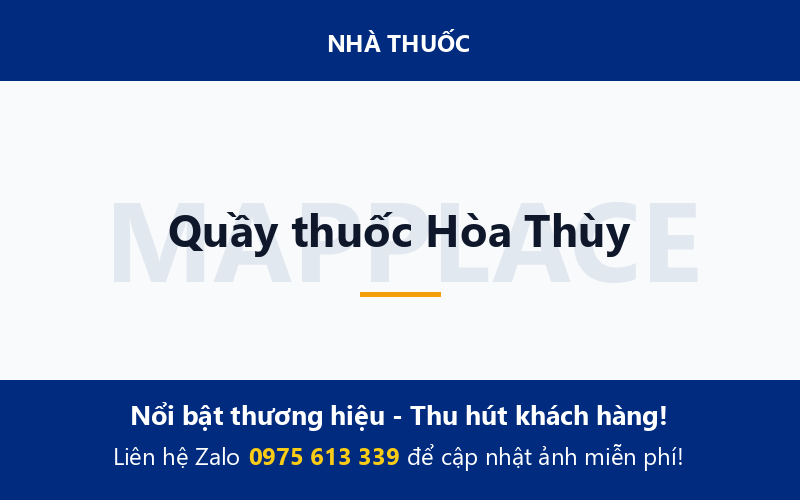 Quầy thuốc Hòa Thùy