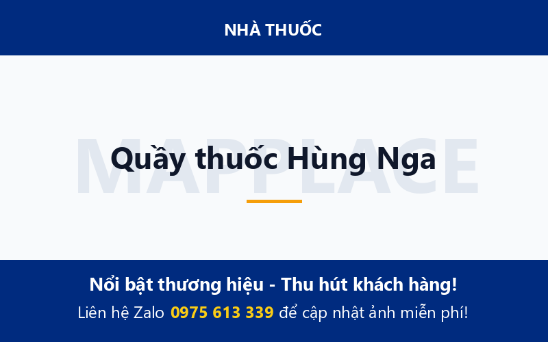 Quầy thuốc Hùng Nga
