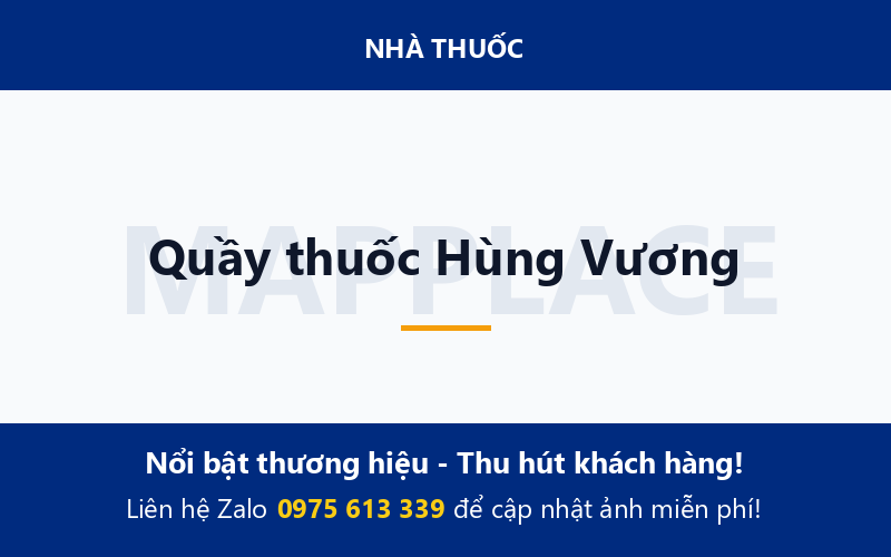 Quầy thuốc Hùng Vương