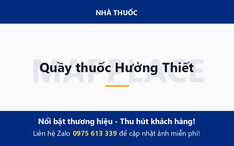 Quầy thuốc Hưởng Thiết