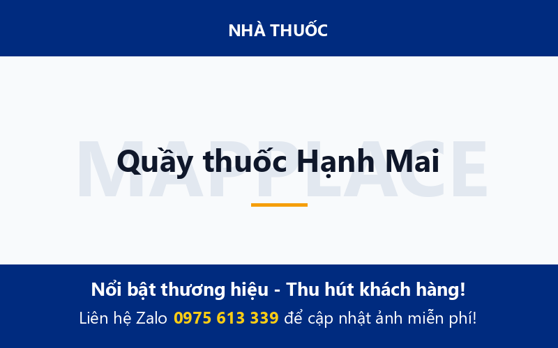 Quầy thuốc Hạnh Mai