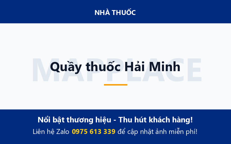 Quầy thuốc Hải Minh