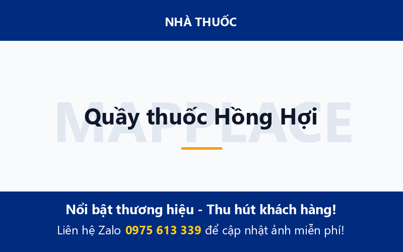 Quầy thuốc Hồng Hợi