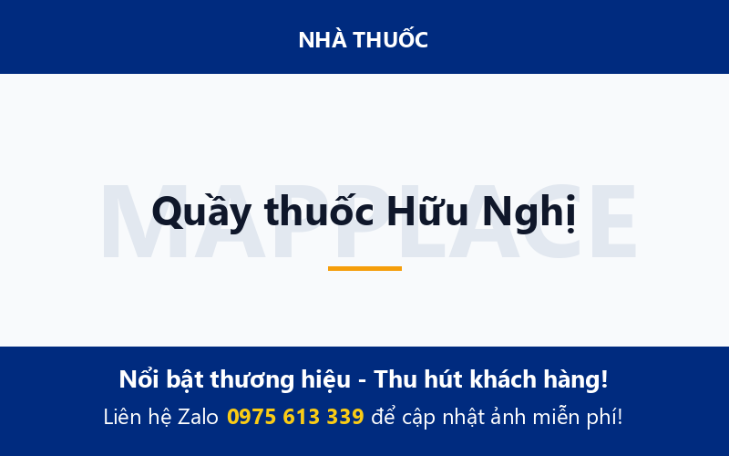 Quầy thuốc Hữu Nghị